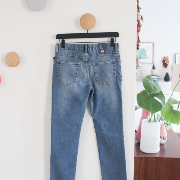 Gap Kids Denim Boys High Stretch Skinny Jeans size 14 Regular  NEW  NWT! - Picture 5 of 10
